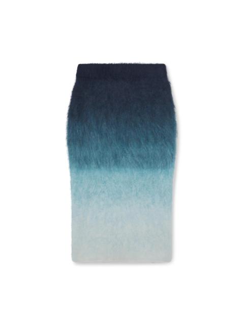 Gradient Mohair Skirt