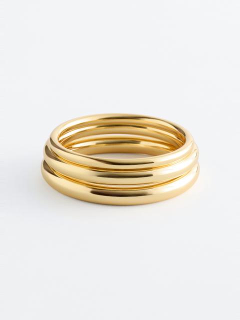 & Other Stories Tubular Bangle Set
