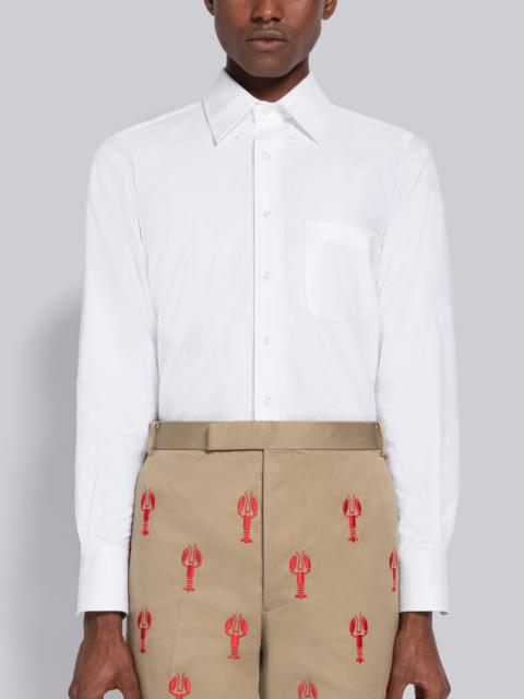 Thom Browne Lobster Half Drop Straight Fit Shirt