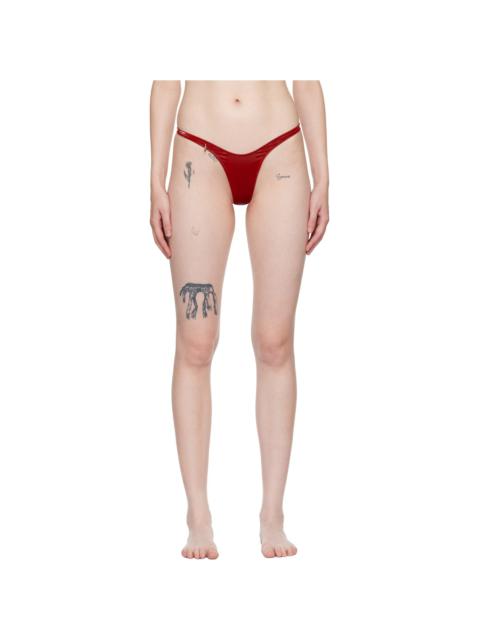 POSTER GIRL Red Team Bikini Bottoms