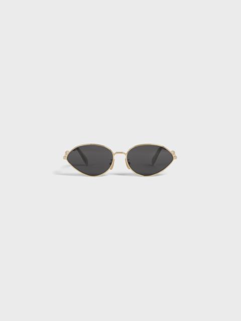 CELINE CL40354U Wire 01 sunglasses in Metal