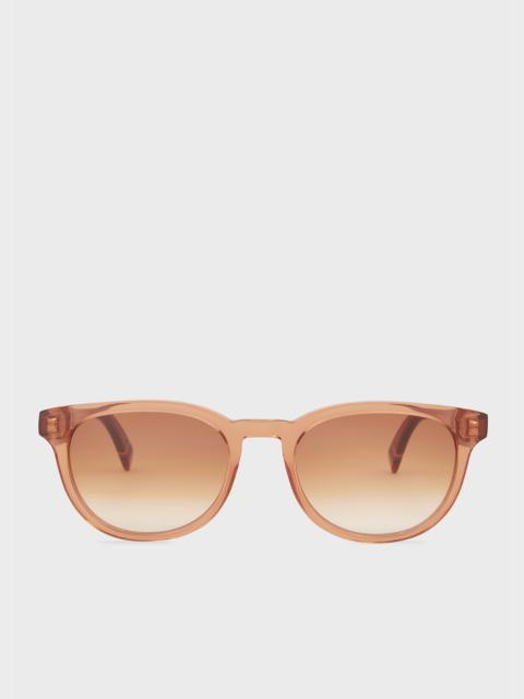Paul Smith Transparent Caramel 'Macklin' Sunglasses