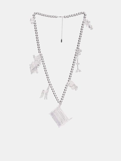 ASHLEY WILLIAMS Clear Furniture Statement Necklace