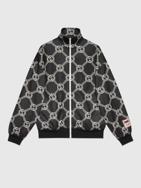 Interlocking G zip jacket