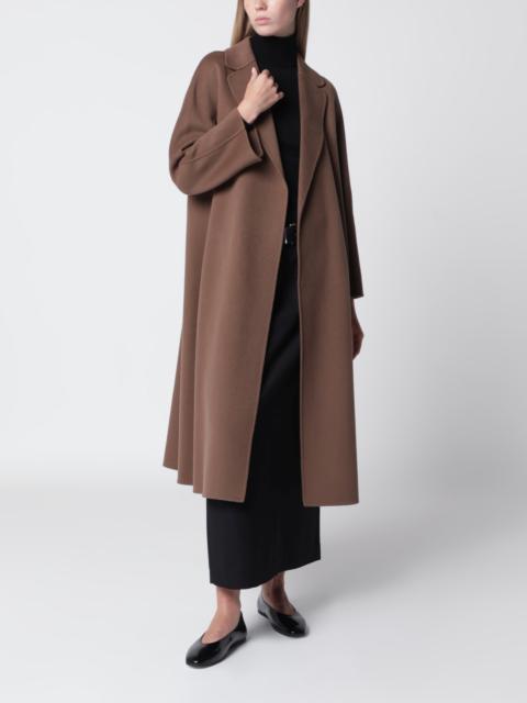 'S Max Mara Brown midi coat in wool drap
