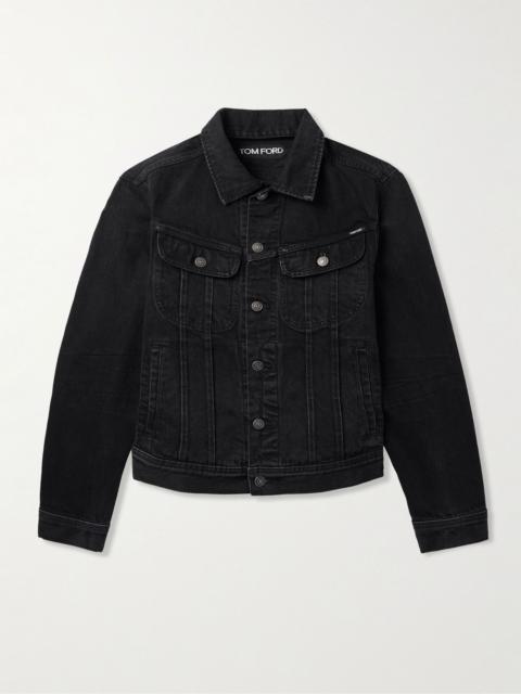 TOM FORD Icon Denim Jacket Black