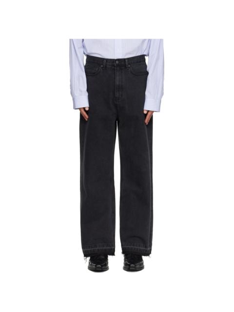 Tonywack Black Wide-Leg Jeans