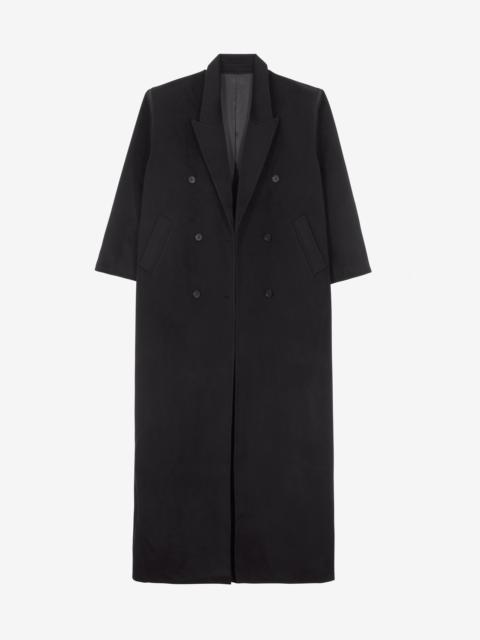 The Frankie Shop Gaia Double Breasted Coat - Black
