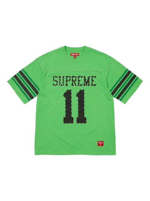 Supreme Supreme SS26 Studded S/S Football T-Shirt 'Green' SUP-SS26-012-GRN