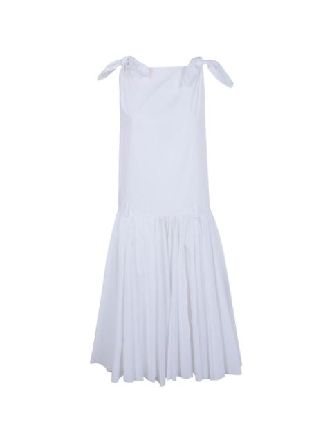 N°21 tie-shoulder midi dress