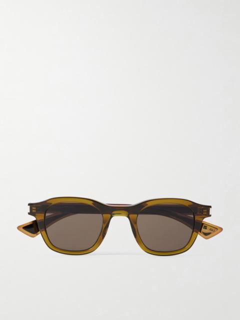 SAINT LAURENT Round-Frame Acetate Sunglasses