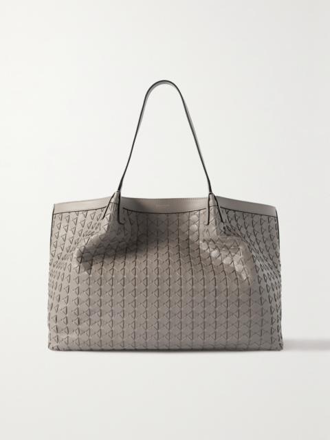 Serapian Secret Large Woven Leather Tote