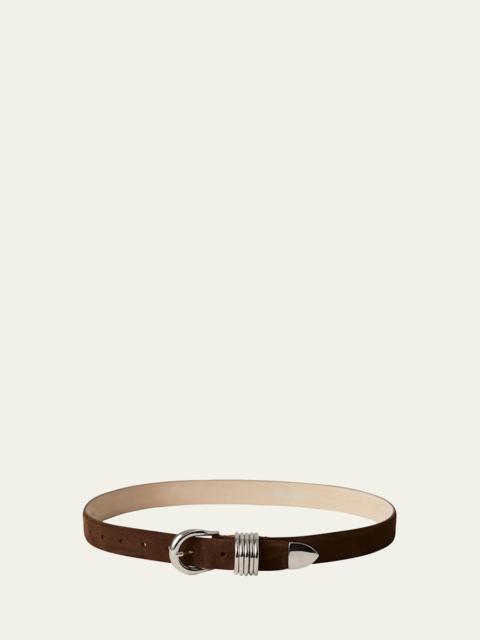 DÉHANCHE Hollyhock Suede Belt