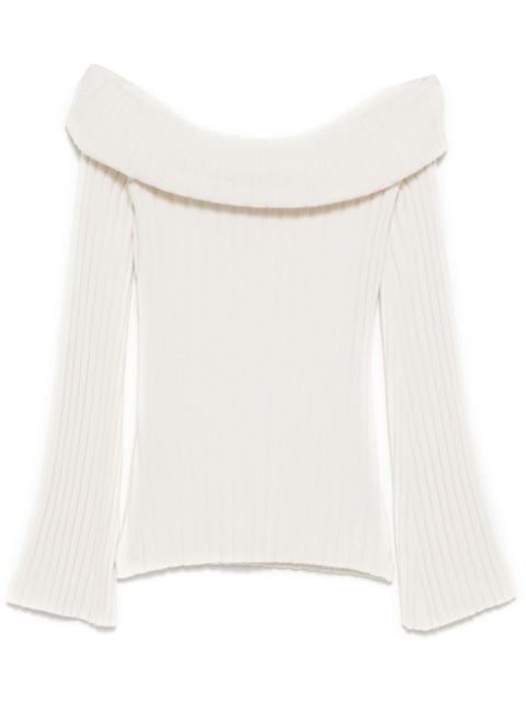 Reformation Lana knitted top