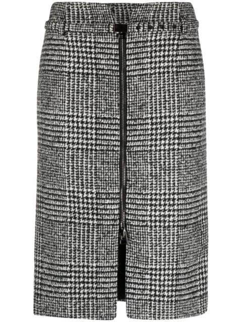 TOM FORD check-print pencil skirt