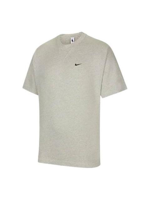 Nike Nike x Kim Jones Crossover Air Logo Alphabet Round Neck Short Sleeve Gray T-Shirt DC9987-050