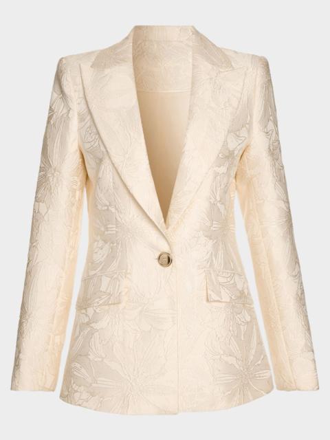 RAMY BROOK Alani Floral Jacquard Blazer