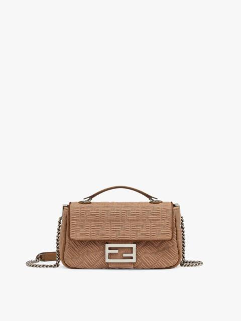 FENDI Beige FF fabric bag