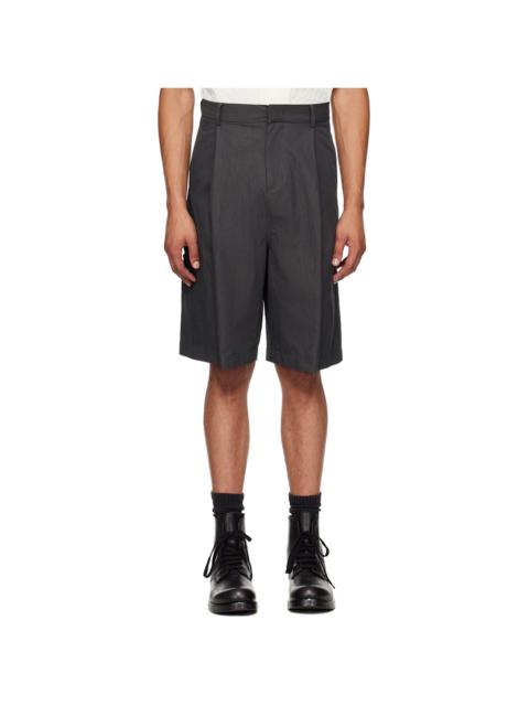 Black Side Pocket Shorts