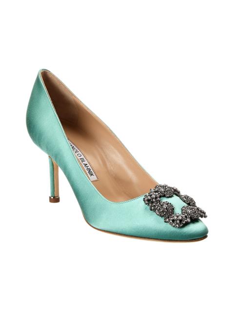 Manolo Blahnik Manolo Blahnik Hangisi 70 Satin Pump