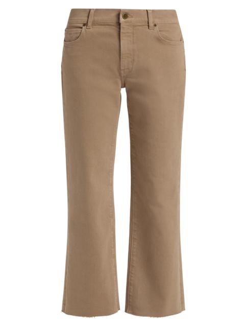 KOBI HALPERIN Women's Mika Crop Mid-Rise Pants - Khaki
