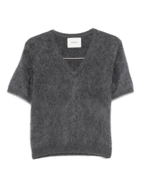 LISA YANG V-neck short-sleeve sweater
