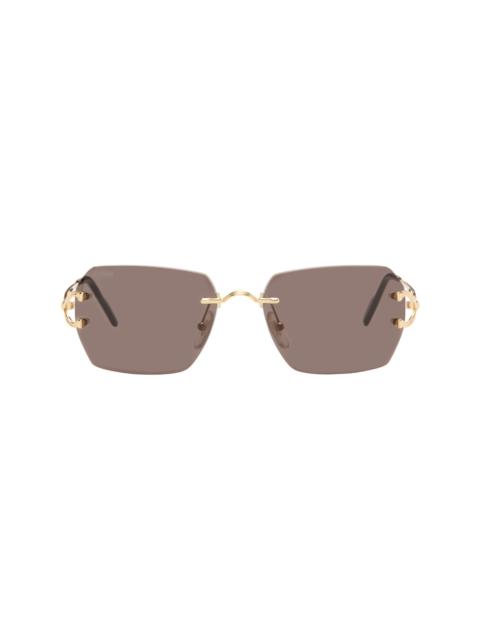 Cartier Gold Classic C Motif Sunglasses