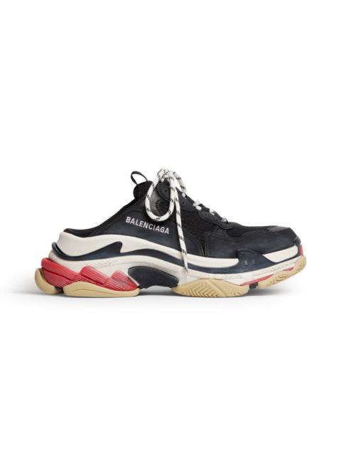 Men's Triple S Mule in Black