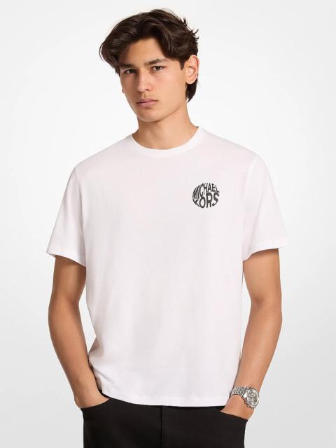 MICHAEL KORS Graphic Logo Cotton Jersey T-Shirt