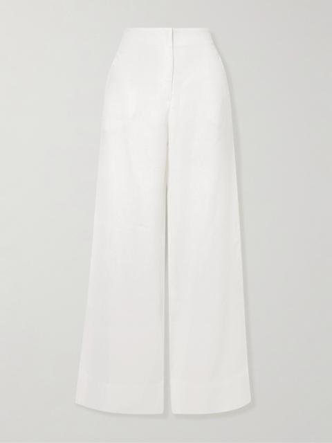 ANDRES OTALORA Me Hablas Linen Wide-leg Pants