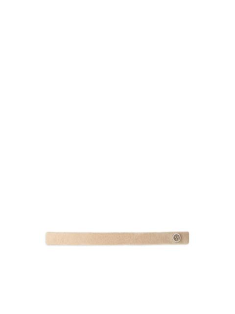 MAISON MICHEL logo-plaque headband