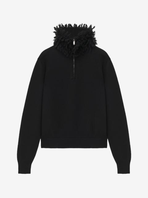 Alexander McQueen Fringed Collar Jumper
