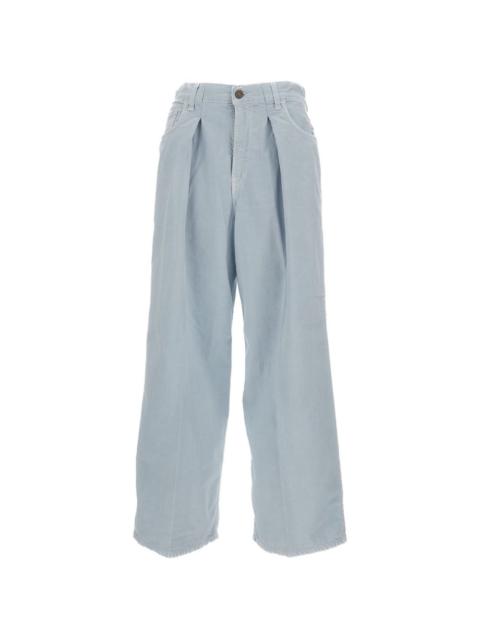 HAIKURE Candy pleated wide-leg jeans