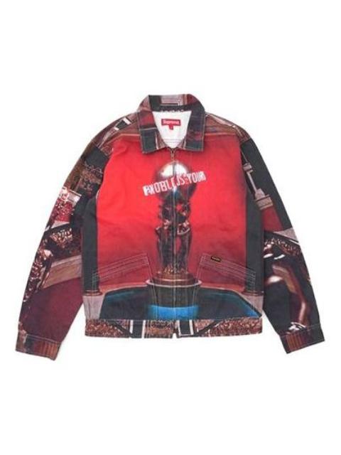 Supreme FW17 x Scarface the world is yours denim Jacket 'Red Black' SUP-SS18-680