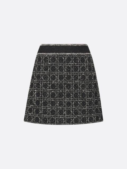 Dior Macrocannage Flared Miniskirt