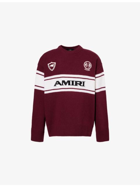 AMIRI Sport Brand-Embroidery Wool Jumper