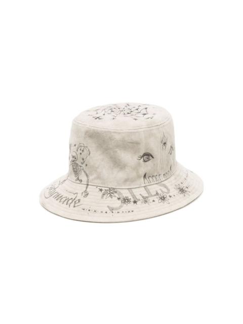 Readymade Tatoo cotton bucket hat