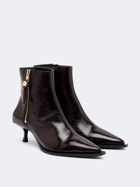 GANNI Ana textured ankle boots