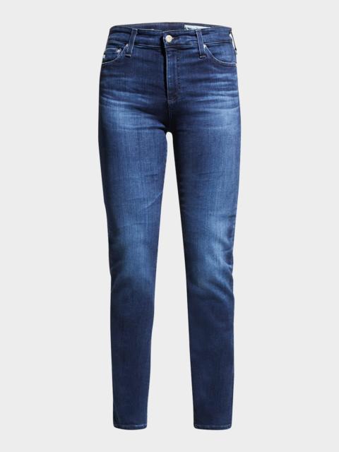 AG Jeans Mari High-Rise Slim Straight Jeans