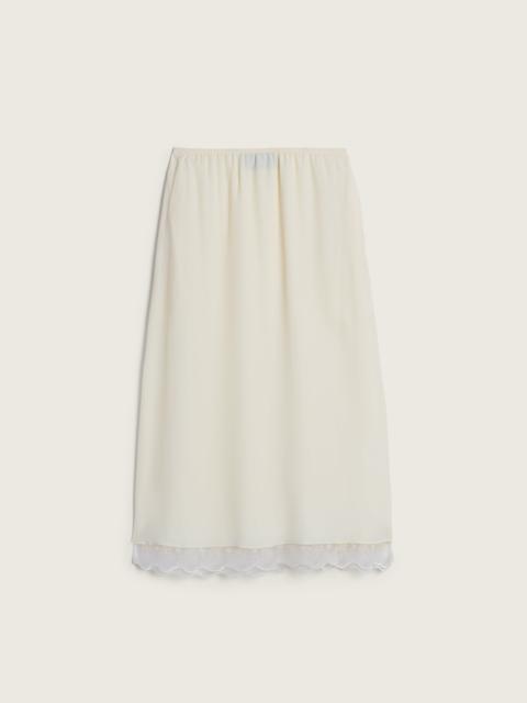 Simone Rocha Lace Trim Negligee Skirt