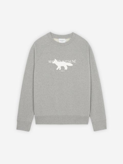 Maison Kitsuné PROFILE FOX STAMP CLEAN SWEATSHIRT