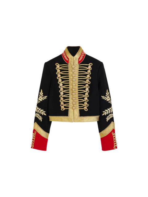 rabanne Rabanne H&M Embroidered Wool Jacket Black