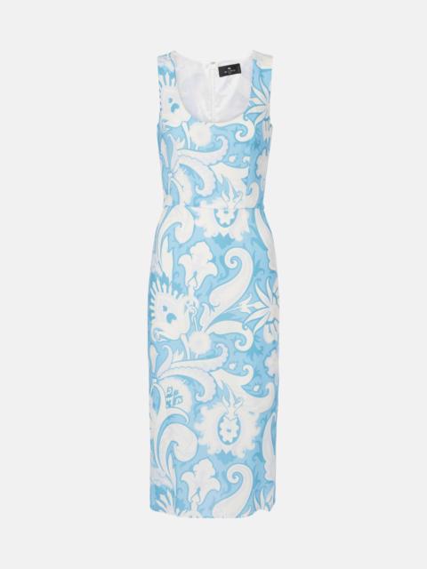 Etro Printed midi dress