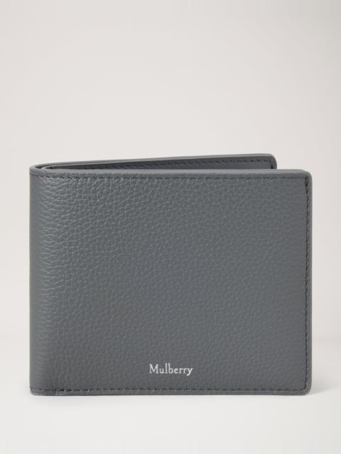 Mulberry 8 Card Wallet Foggy Grey Small Classic Grain