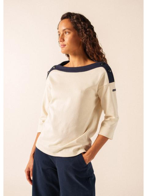 SAINT JAMES LATSIA boatneck Tee x Isabelle Ballu