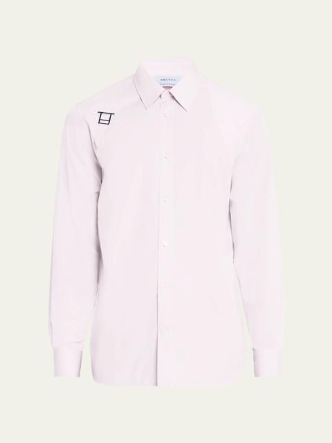 Alexander McQueen Men's Harness Sport Shirt with Strap
