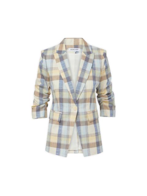 VERONICA BEARD CLAYTON PLAID DICKEY JACKET