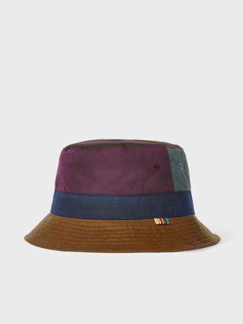 Paul Smith Paul Smith loves Barbour - Waxed Cotton Bucket Hat