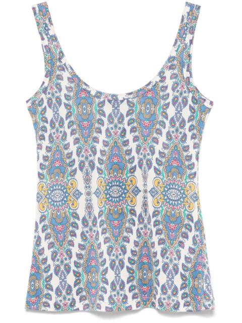 Etro graphic-print top