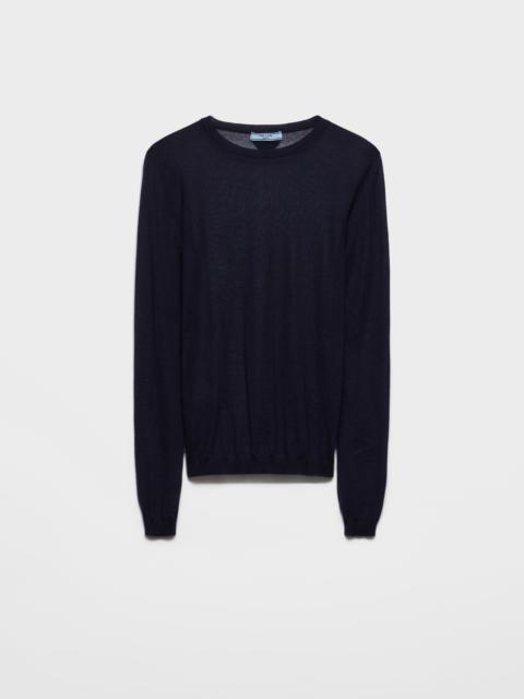 Prada Cashmere and silk crew-neck sweater